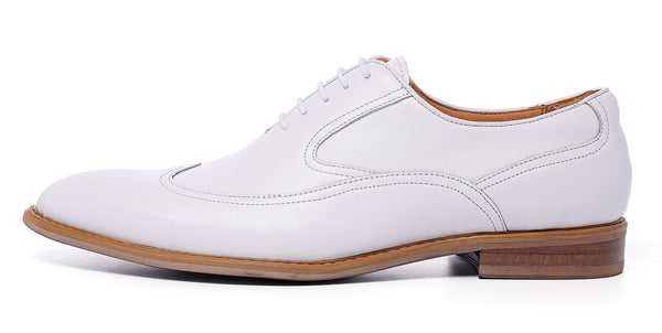 Santimon Men's Leather Wingtip Formal Oxford