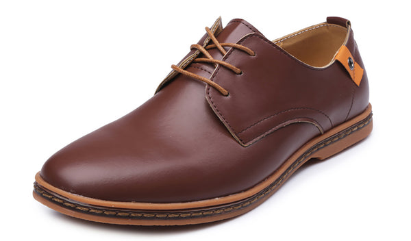 Santimon Men's Lightweight Plain Derby Shoes