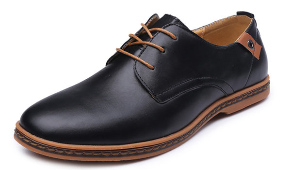 Santimon Men's Lightweight Plain Derby Shoes
