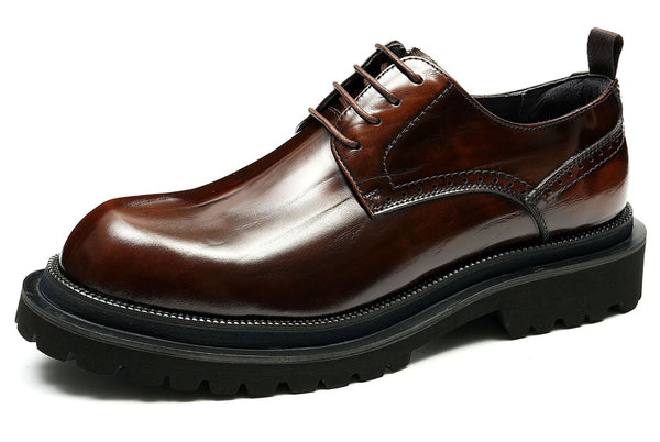 Santimon Men's Meteor Coloring Brogues Derby