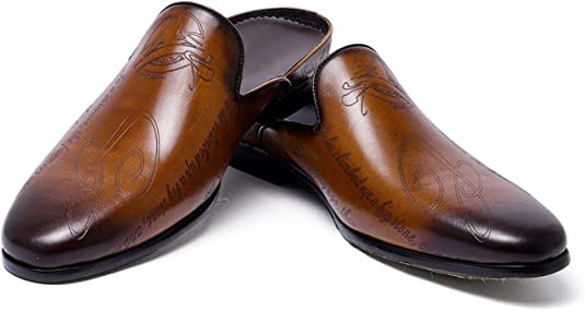 Santimon Men's Mules Open Back Slippers
