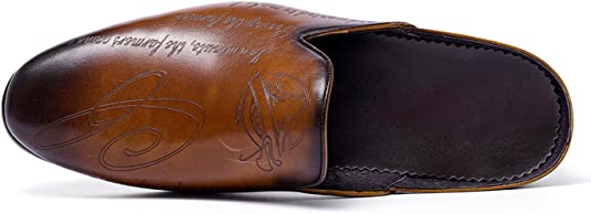 Santimon Men's Mules Open Back Slippers