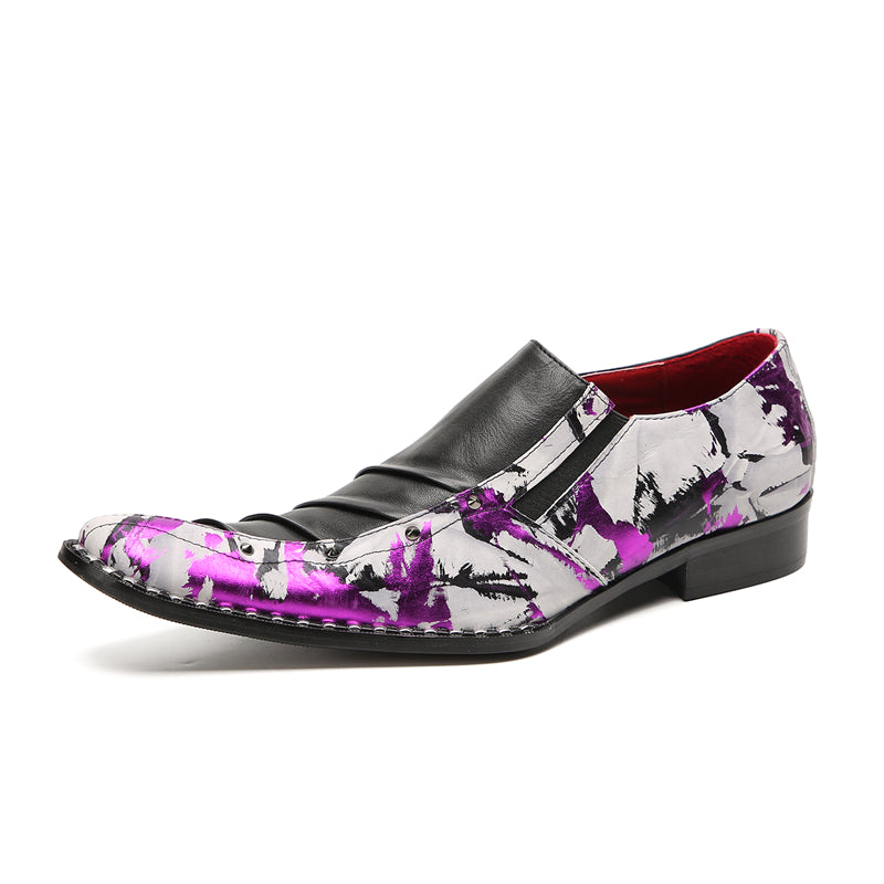 santimon Men's Novelty Fashion Western Loafers