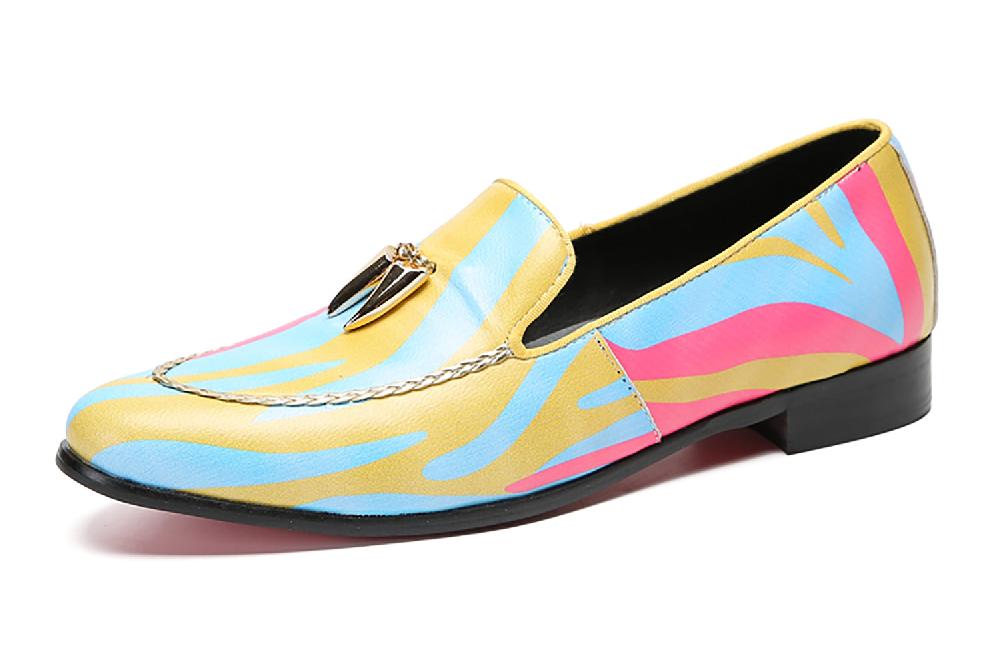 santimon Men's Novelty Kiltie Tassel Loafers