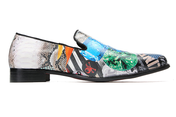 Santimon Men's Novelty Silp On Loafers