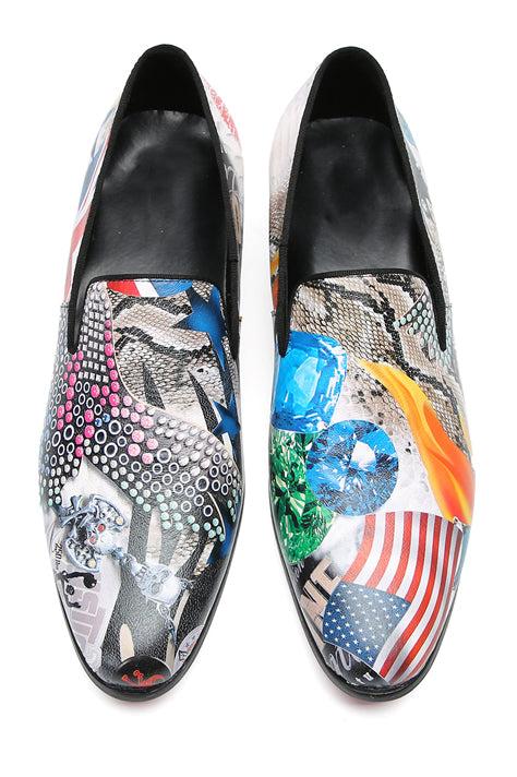Santimon Men's Novelty Silp On Loafers