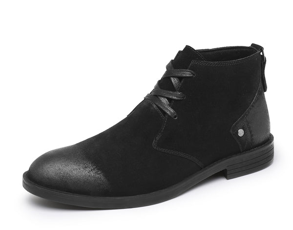 Santimon Men's Nubuck Casual Dress Boots