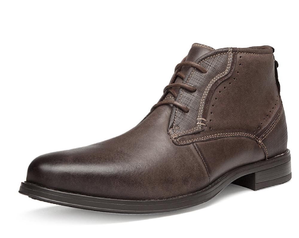 santimon Men's Nubuck Retro Chukka Boots