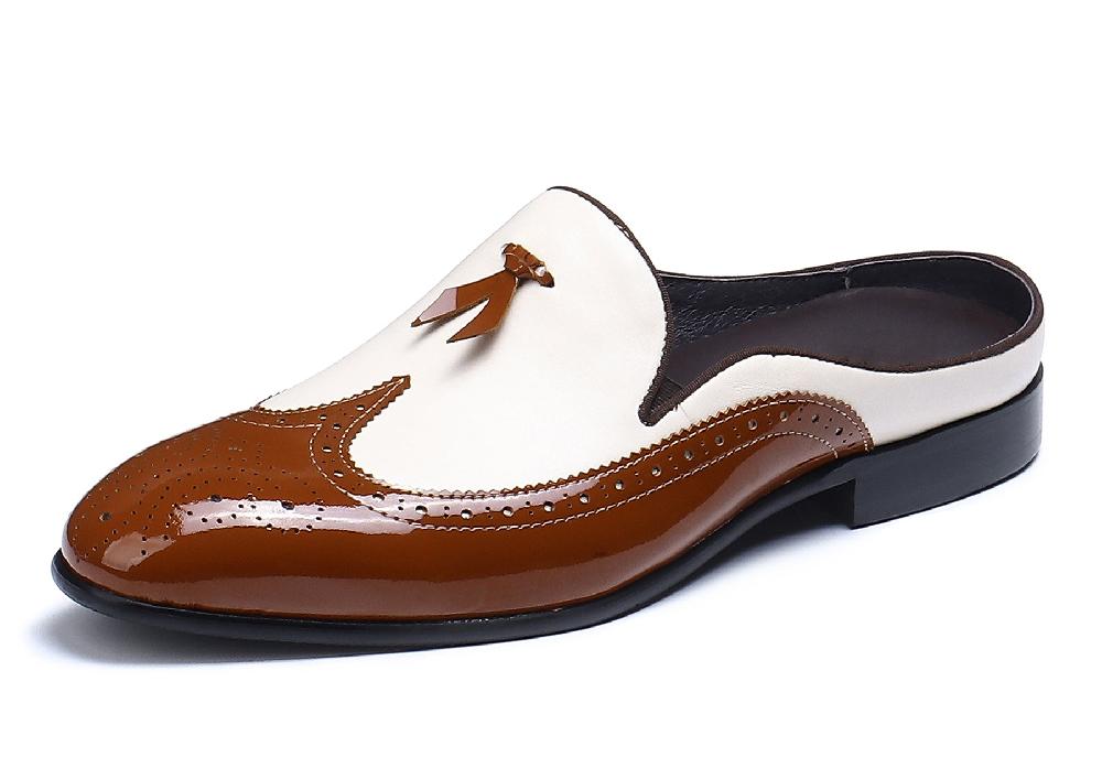 santimon Men's Open Slip-On Mules