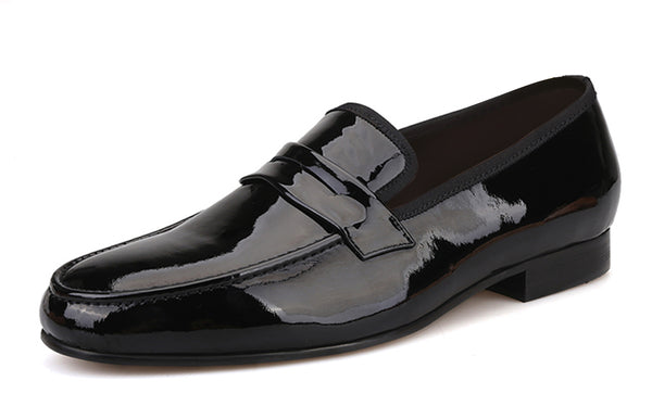 Santimon Men's Penny Loafers Dress Leather Shoes