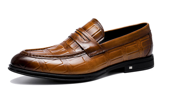 Santimon Men's Penny Loafers Slip On