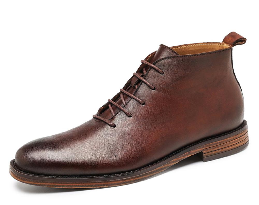 santimon Men's Plain Chukka Ankle Boots