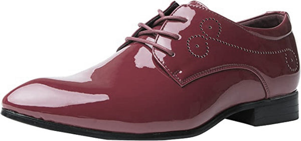 Santimon Men's Plain Classic Derby