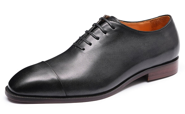Santimon Men's Plain Toe Fashion Dress Oxfords