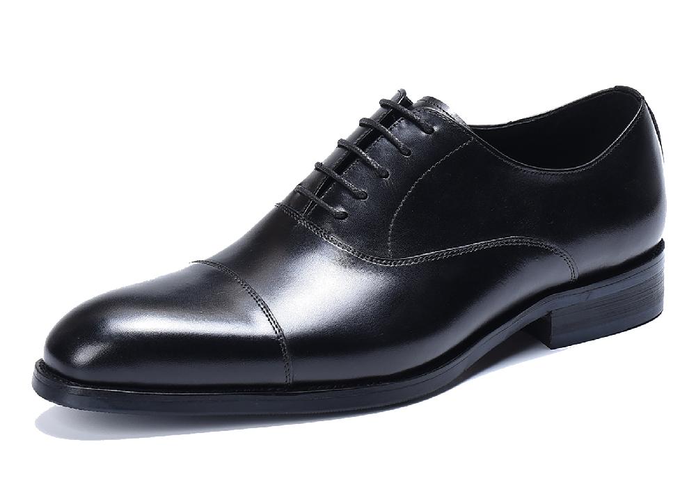 santimon Men's Plain Toe Lace-up Oxfords