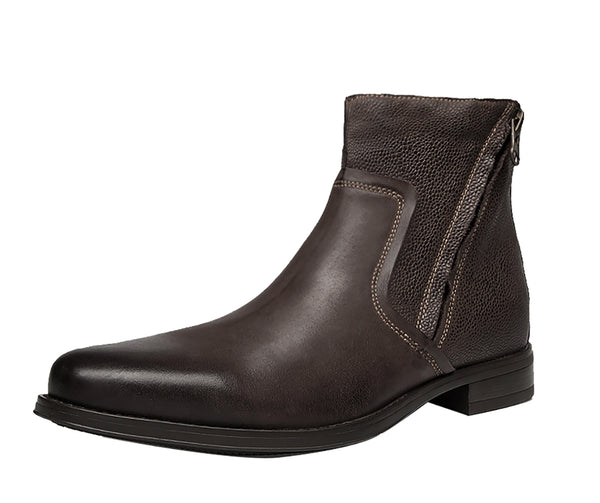 Santimon Men's Pointed-Toe Chelsea Boots