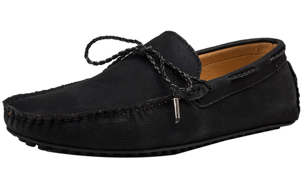 Santimon Men's Sewn Bow Driving Moccasins
