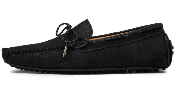 Santimon Men's Sewn Bow Driving Moccasins