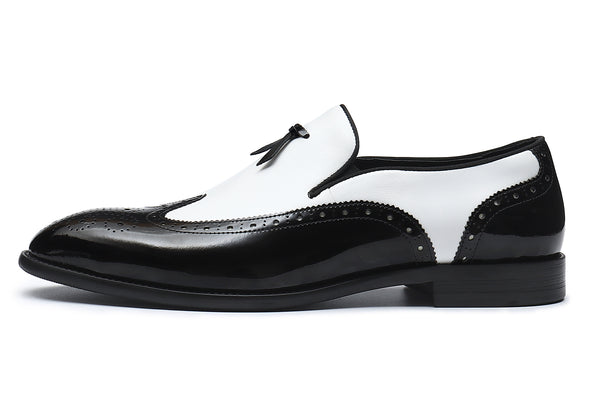 Santimon Men's Slip On Leather Loafers