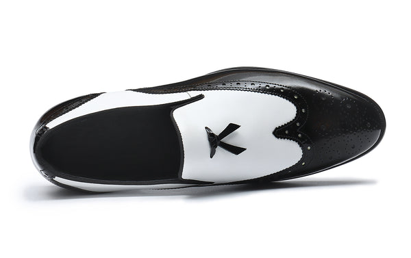 Santimon Men's Slip On Leather Loafers