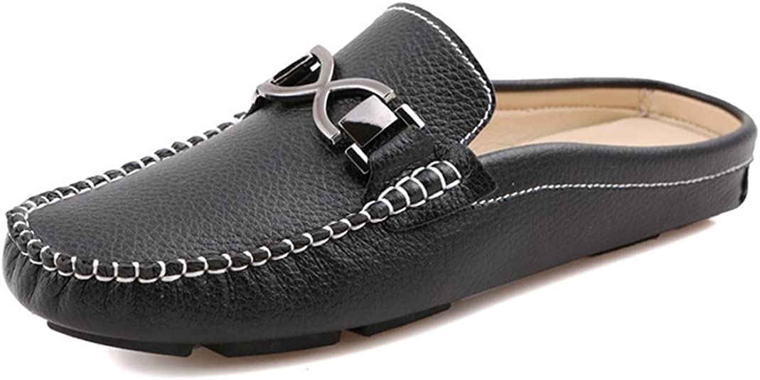santimon Men's Slip-on Mules Slippers