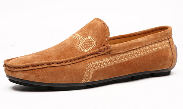 Santimon Men's Stitching Driving Moccasins