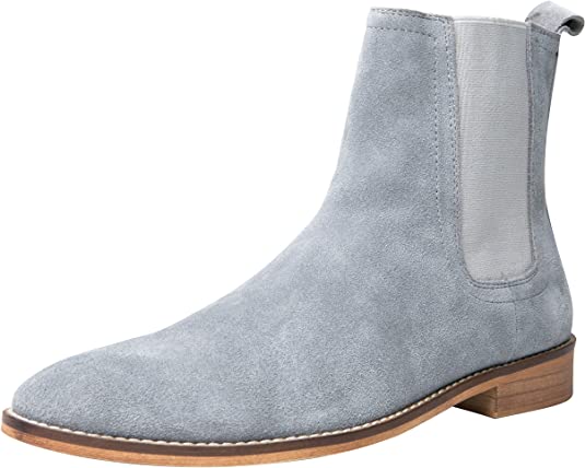 Santimon Men's Suede 5" Chelsea Boot