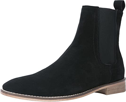 santimon Men's Suede 5" Chelsea Boot