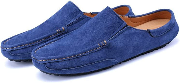Santimon Men's Suede Clogs Slippers Breathable