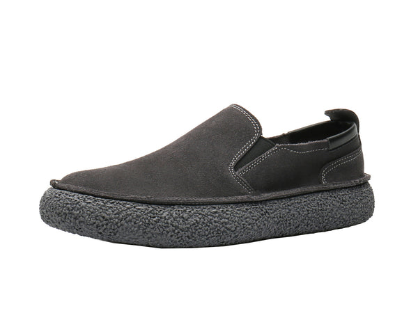 Santimon Men's Suede Flat Slip On Loafers
