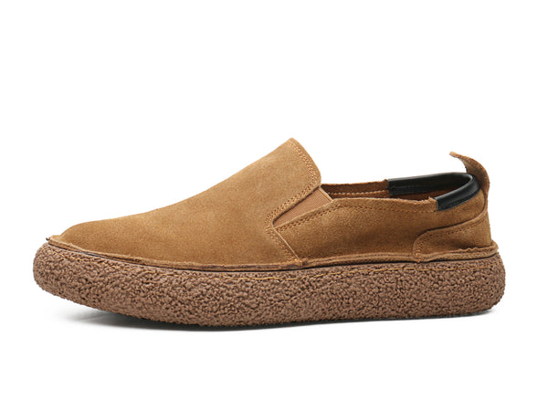 Santimon Men's Suede Flat Slip On Loafers