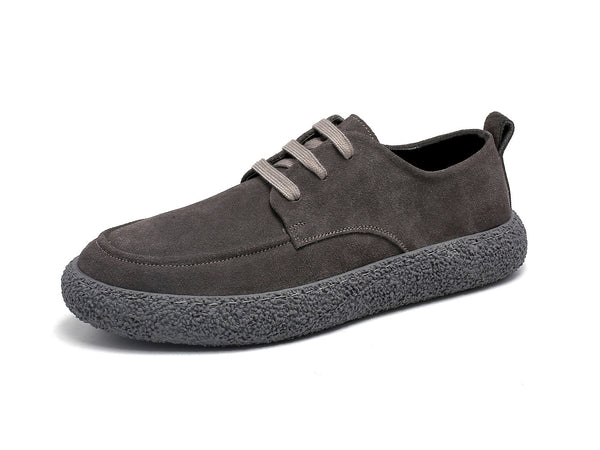 Santimon Men's Suede Sneakers Low Top
