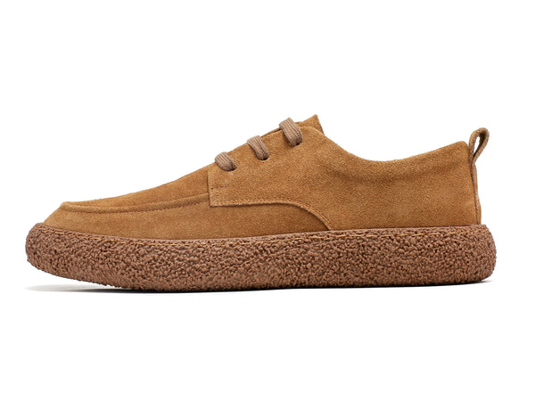 Santimon Men's Suede Sneakers Low Top