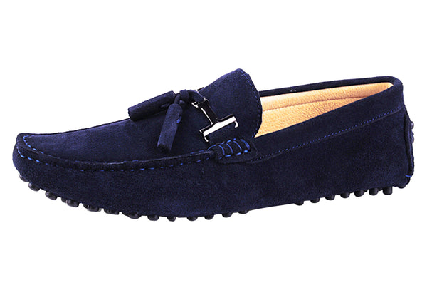 Santimon Men's Tassel Driving Moccasins
