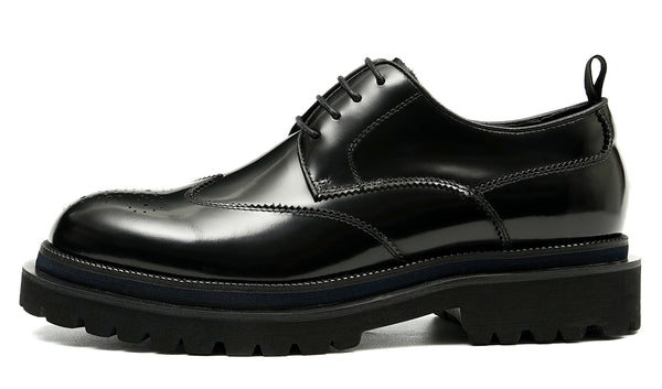 Santimon Men's Thick Sole Brogues Derby