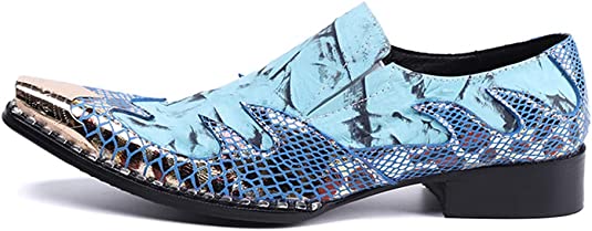 Santimon Men's Tuxedo Western Loafers