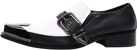 Santimon Men's Western Loafers Composite Strap