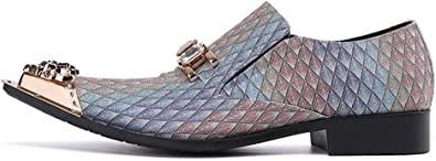 Santimon Men's Western Loafers Crown Cap