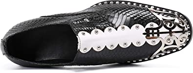 Santimon Men's Western Loafers Round Toe