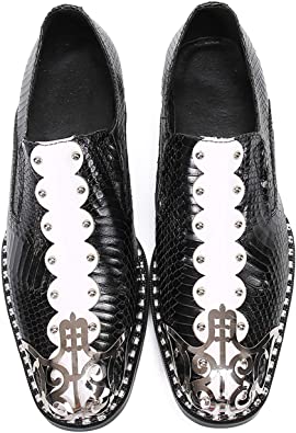 Santimon Men's Western Loafers Round Toe