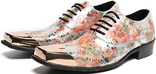 Santimon Men's Western Oxfords Wedding Party Shoes