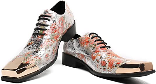 Santimon Men's Western Oxfords Wedding Party Shoes