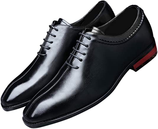 santimon Men's Wholecut Oxfords Almond Toe