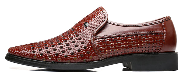 Santimon Men's Woven Breathable Loafers