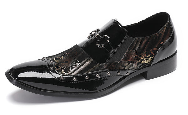 Santimon Mens Business Casual Wedding Loafers