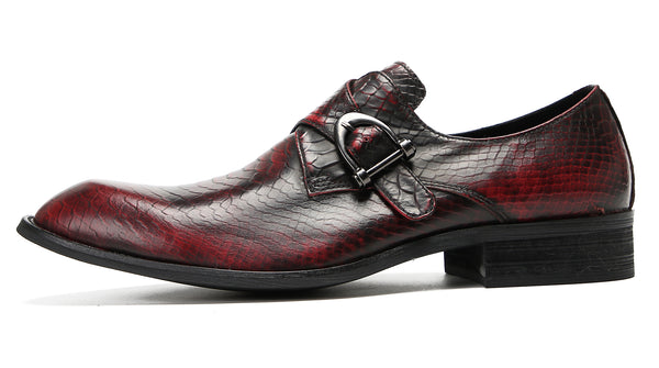 Santimon Mens Casual Driving Monk Strap Loafers