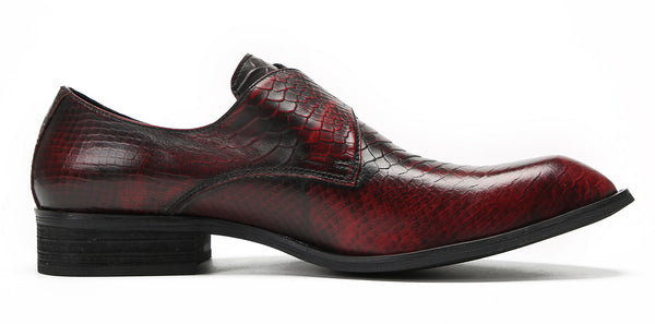 Santimon Mens Casual Driving Monk Strap Loafers