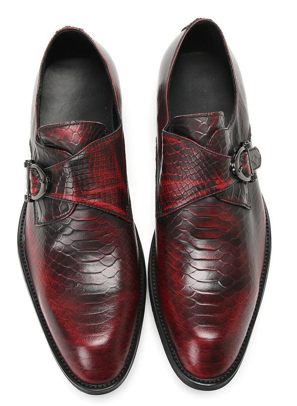 Santimon Mens Casual Driving Monk Strap Loafers