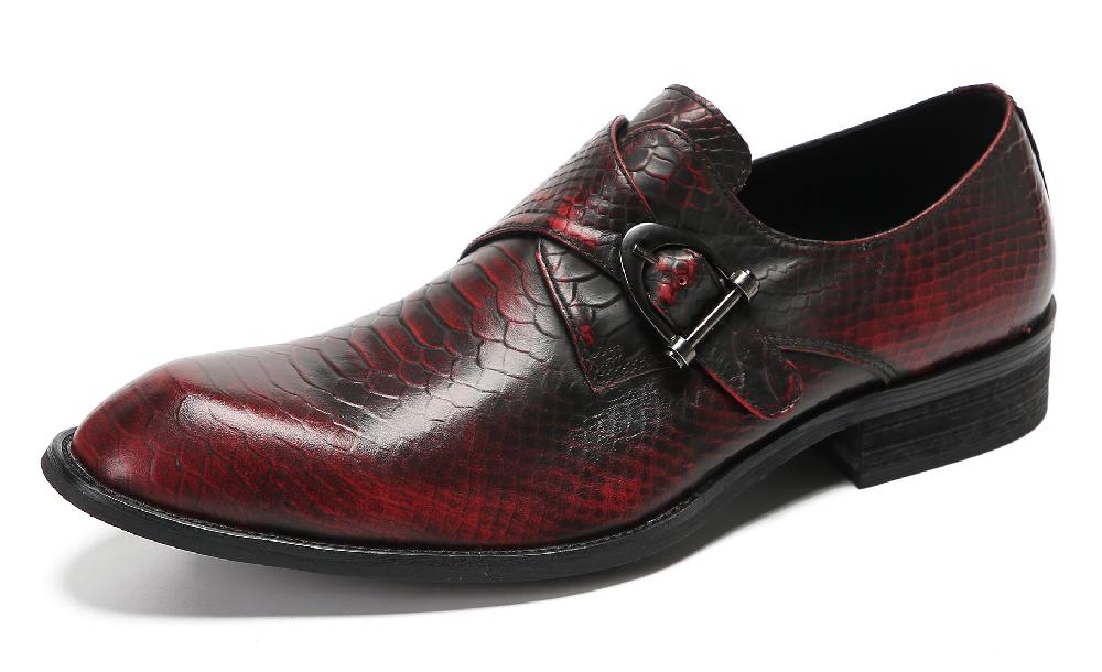 santimon Mens Casual Driving Monk Strap Loafers