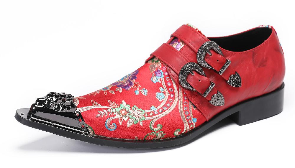 santimon Mens Casual Slip On Western Loafers